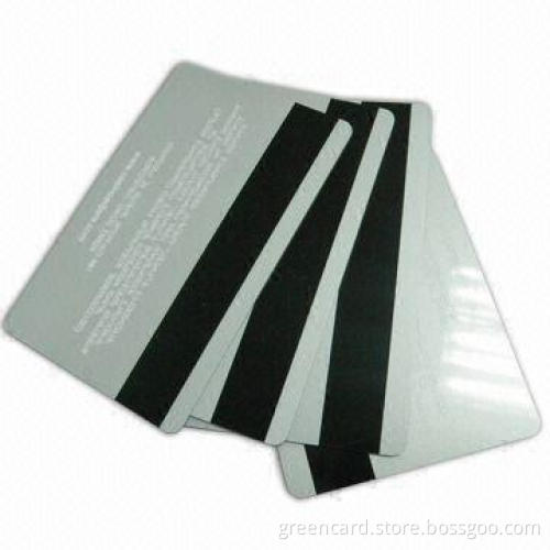 Magnetic Card with Thicness of 0.76mm, Measures 86 x 54mm